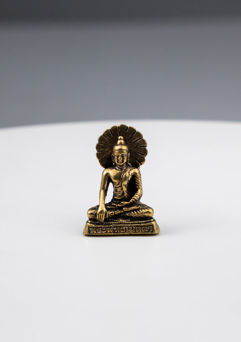 Brass Mini Buddhist Deities Statue 1"
