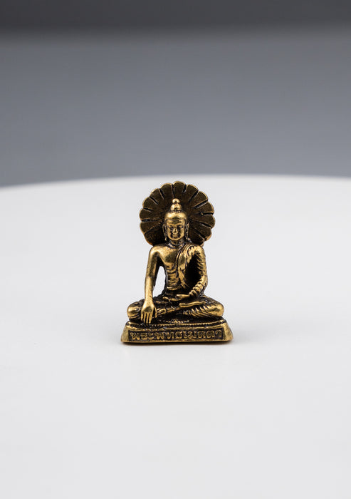 Brass Mini Buddhist Deities Statue 1"