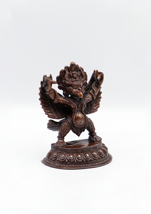 Copper Garuda Statue 5.5"H
