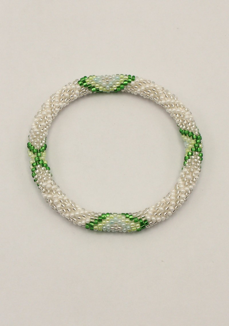 Parrot Stripe Roll on  Beads Bracelet