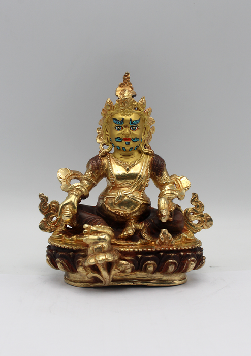 Kubera God of Wealth 24K Gold Statue