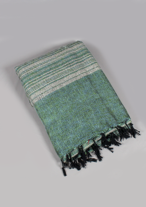 Handloomed Stripes Yak Wool Blanket