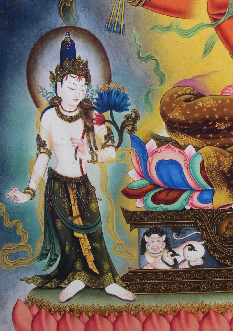 Namasangiti Manjushree Newari Paubha Print