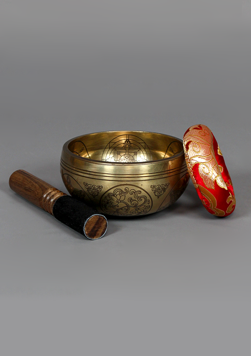 Amoghasiddhi Buddha Singing Bowl 4" D