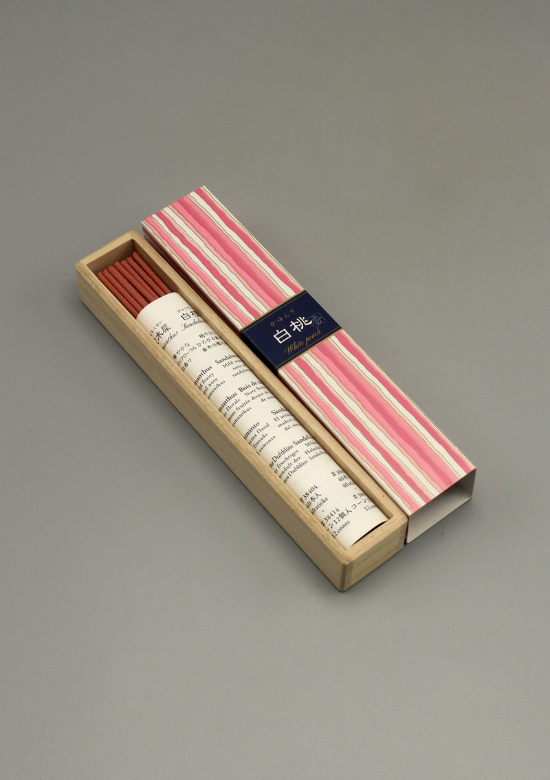 Kayuragi White Peach Japanese Incense