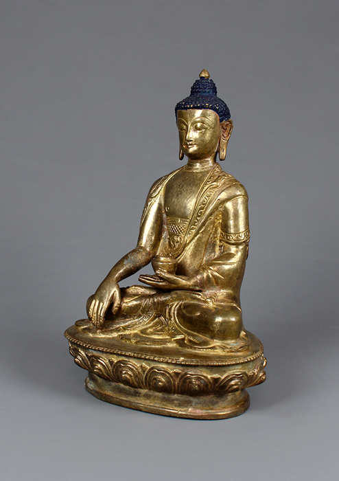 Antique Style Shakyamuni Buddha Statue 8.5"H