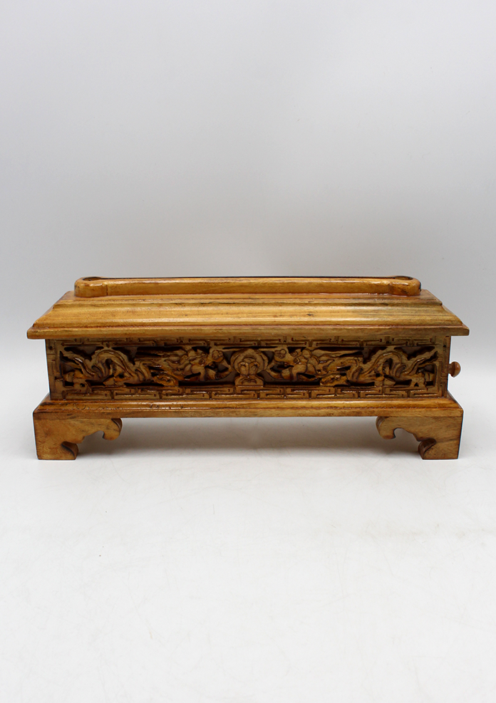 Slik Dragon Crafted Wooden Incense Burner- Large