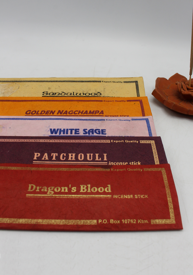 Meditation Series Incense Sticks, Set of 5  Packs, Each 15 g