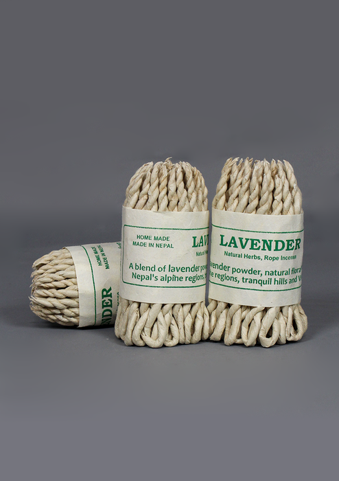 Lavender Natural Herbs Rope Incense