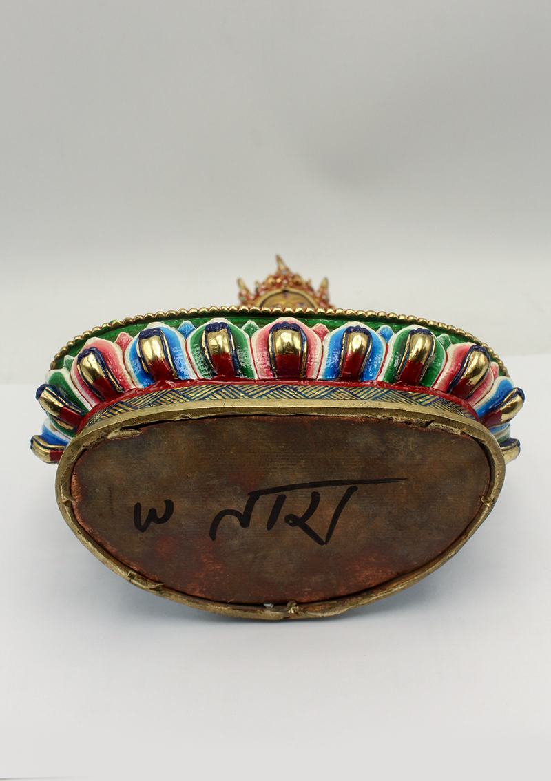Magical White Tara Hand Painted Statue