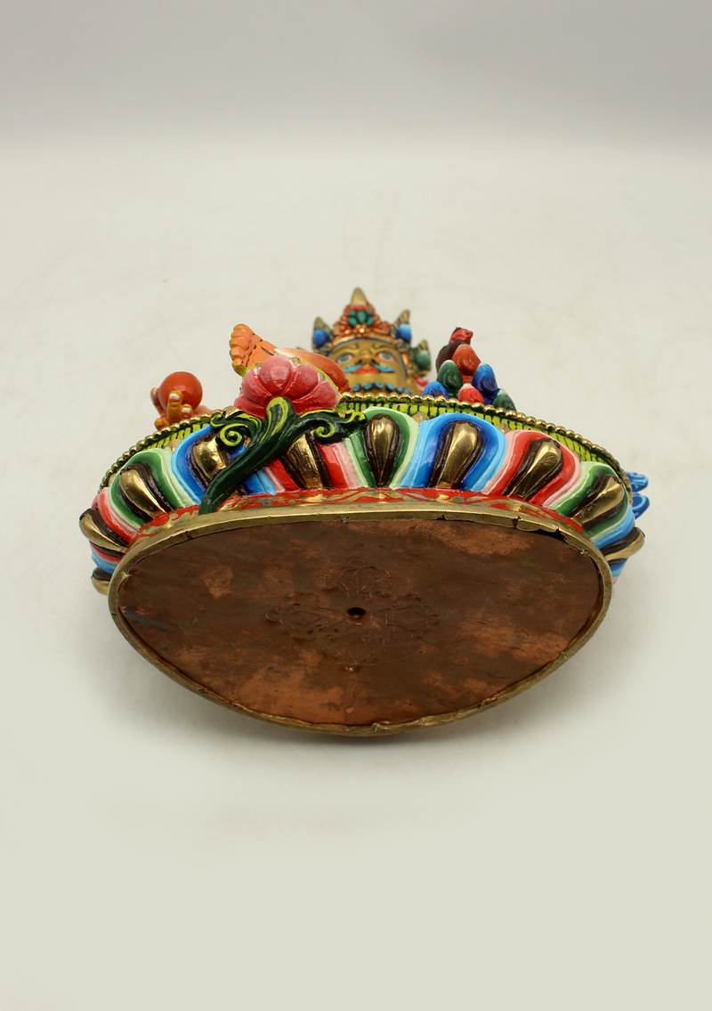 Masterarts  Gilted Handpainted Jambala Statue 8.5"H