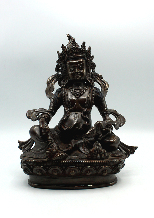 Kubera Oxydized Copper Fine Quality Jambhala Statue