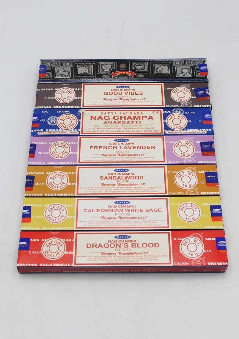 Satya Incense Gift Set Pack of 7, 15 gm each