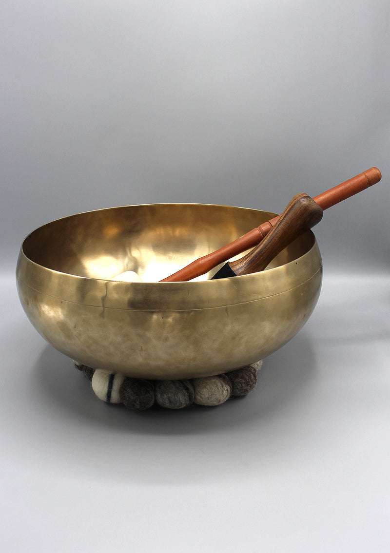 Tibetan Healing Therapy Handmade Singing Bowl Note #F