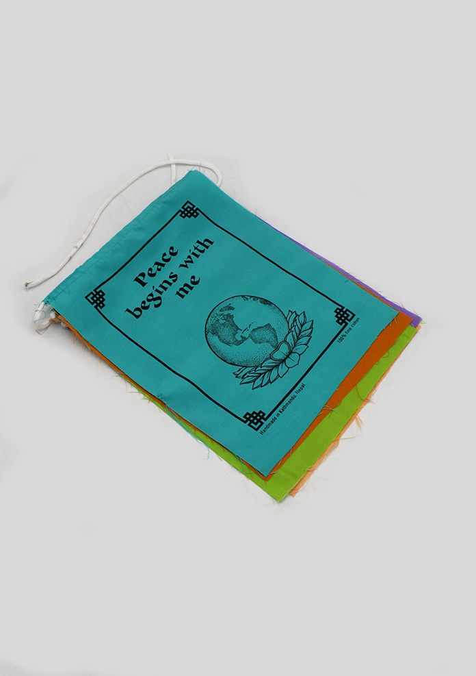 Peace  English Prayer Flags of Compassion and Passion