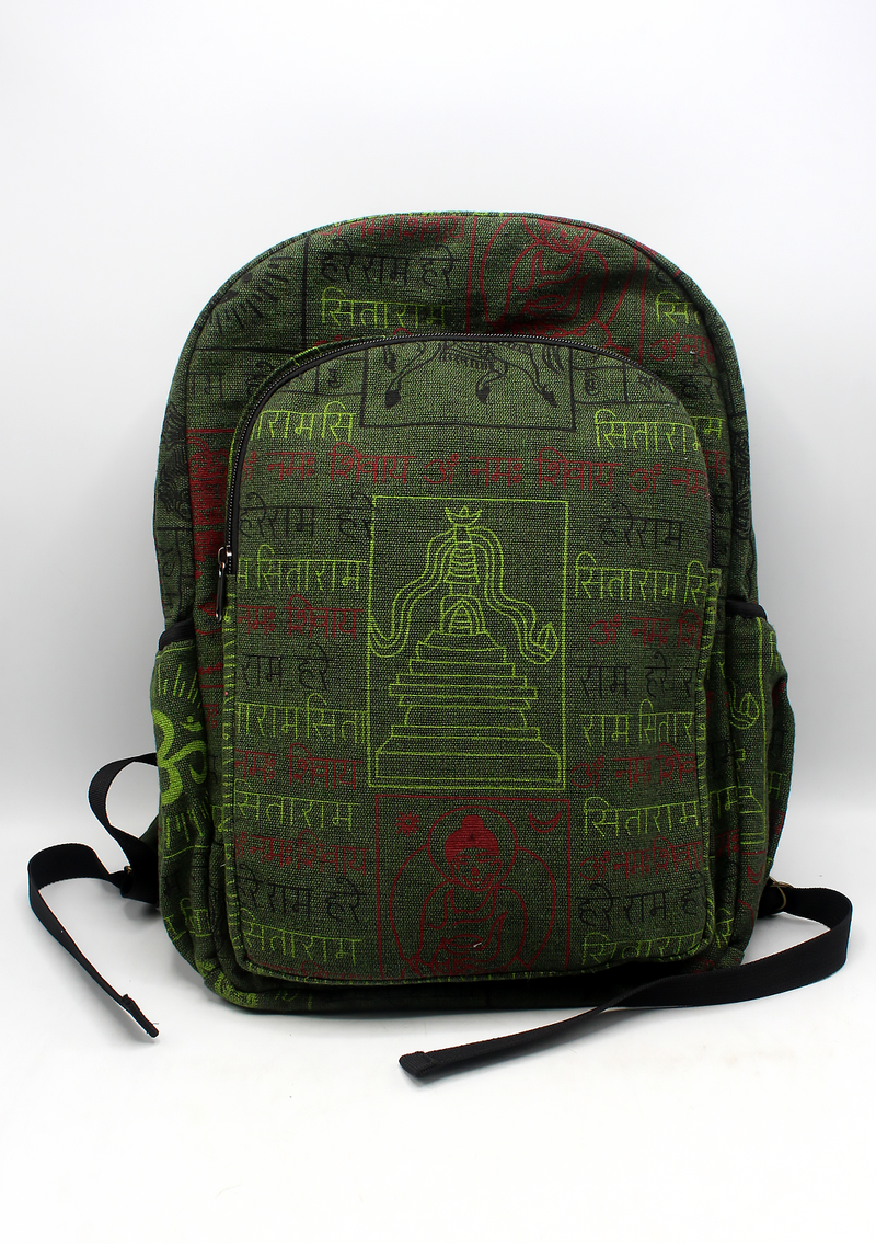 Sita Ram Windhorse Stupa Print Rucksack