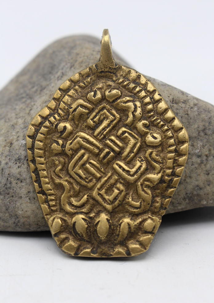 Endless Knot  Tibetan Pendant