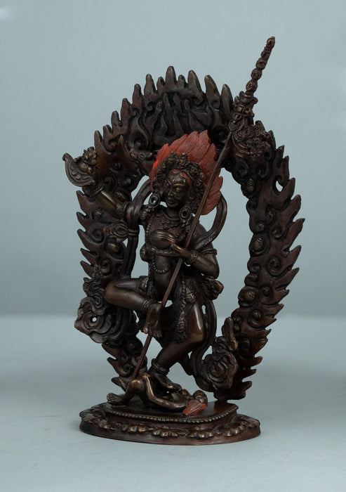 Copper Oxidized Vajrabarahi Statue