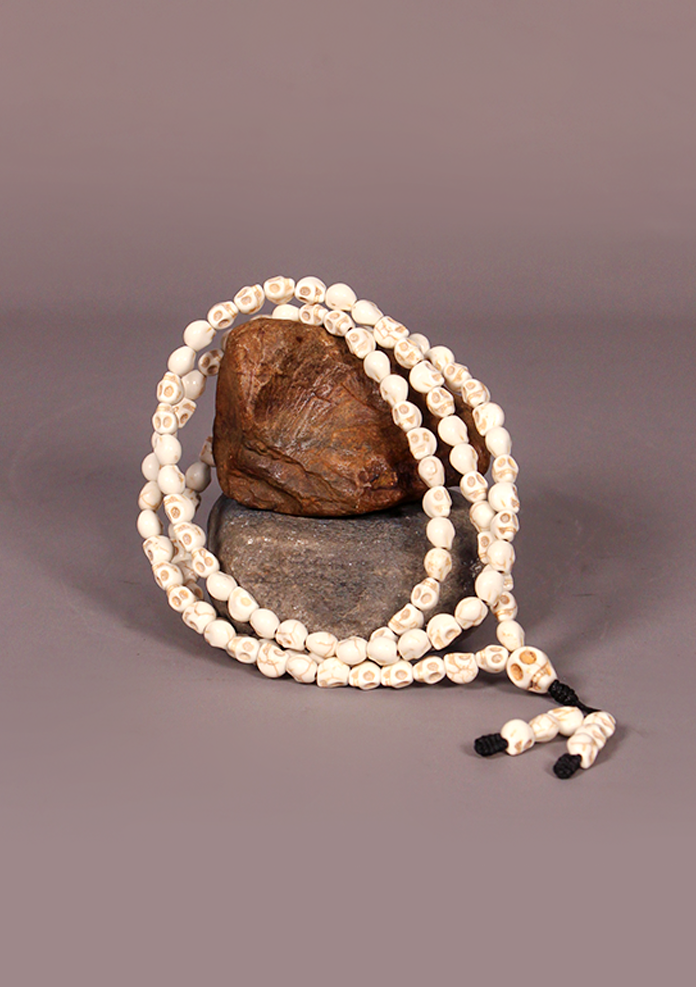 Skull Bone Buddhist Prayer Mala