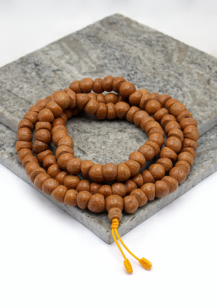 Bodhi Seed  Cut  Natural Tibetan Prayer Mala