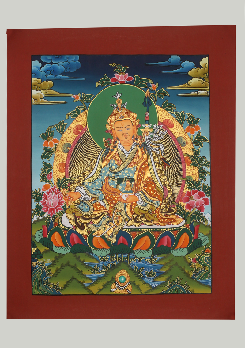 Guru  Padmasambhava  Rinpoche Thangka Painting