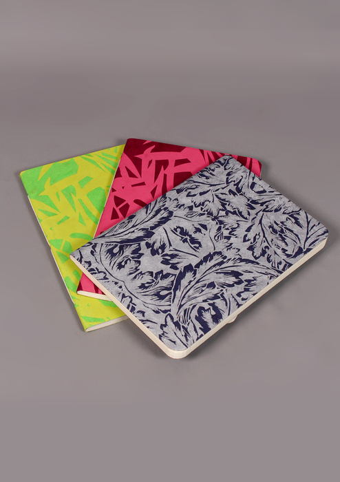 Abstract Design Printed Lokta Paper Journal