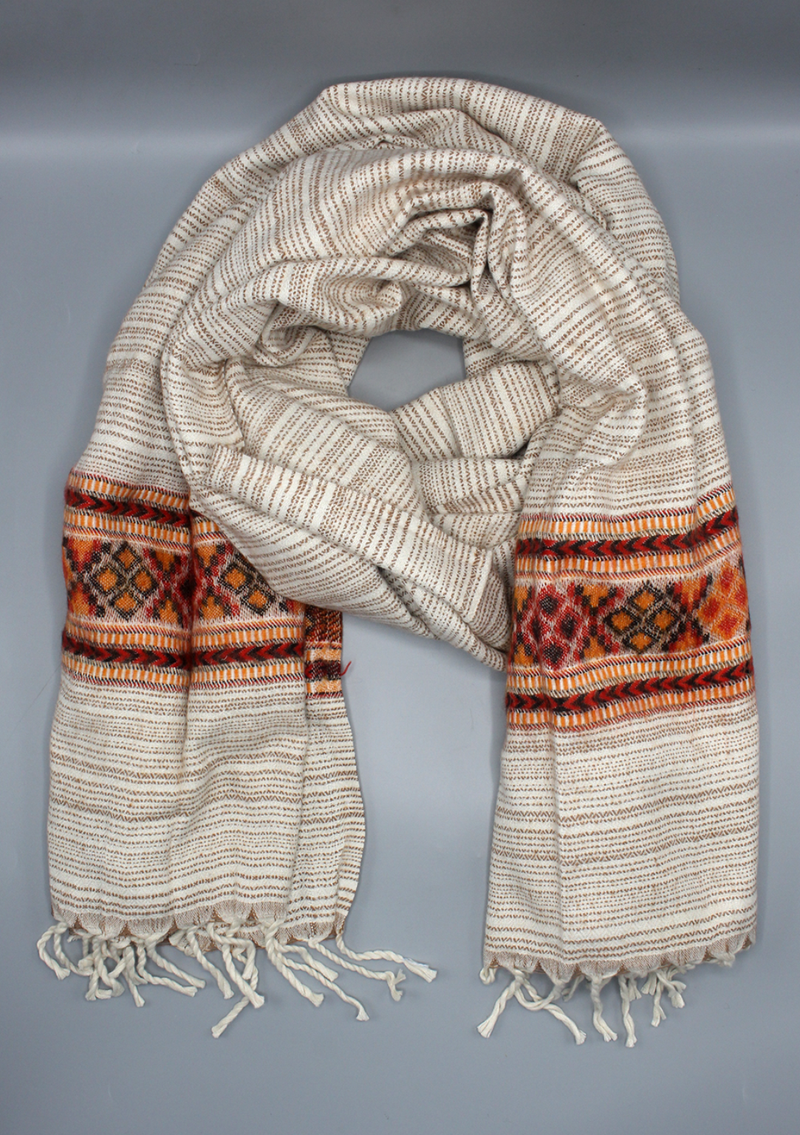 Nazakat Hand Loomed Woolen Shawl Nepal