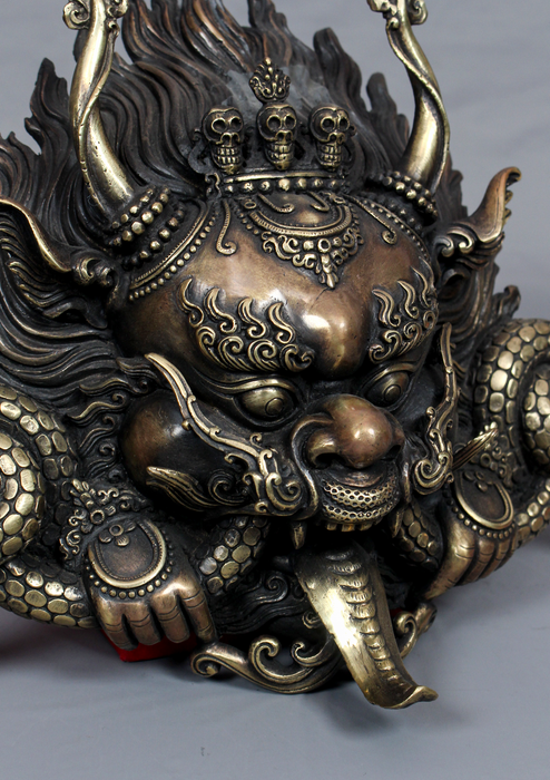 Brass Chhepu Wall Hanging Mask