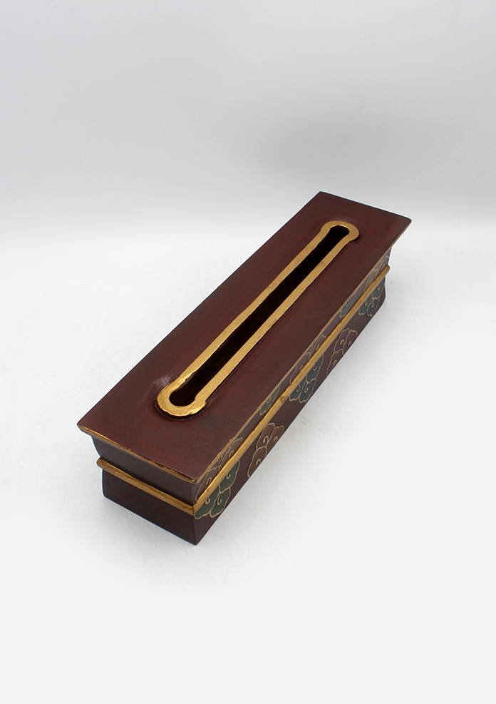 Sky Cloud  Tibetan Wooden  Incense Burner