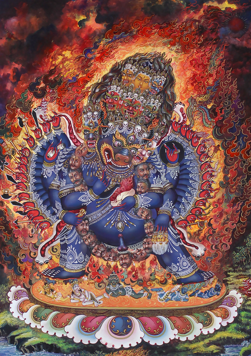 Yamantaka Thangka Painting