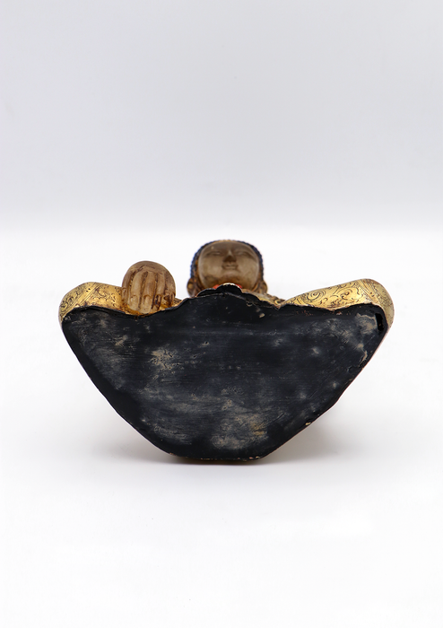 Crystal Shakyamuni Buddha Statue 9"H