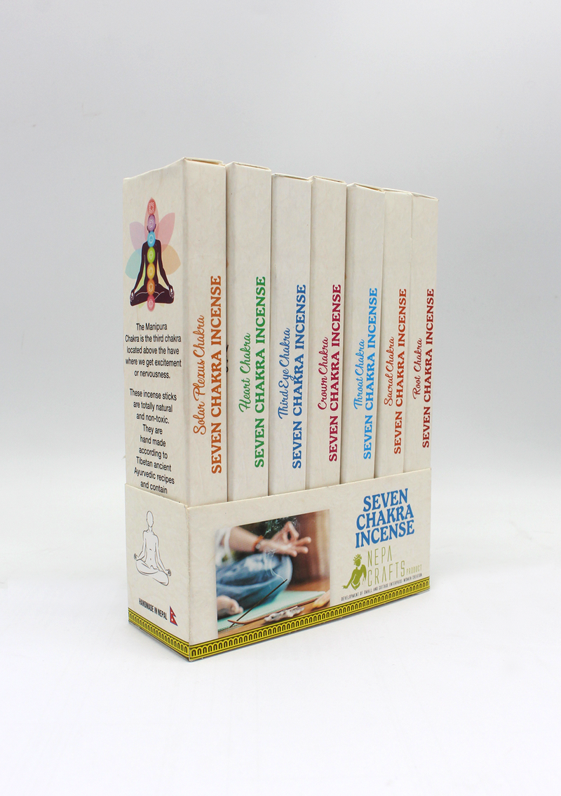 Seven Chakra Tibetan Incense Set