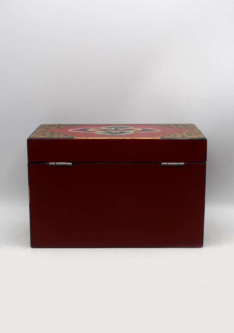 Tibetan Royal   Handpainted  Dragon Wooden Box - 12"