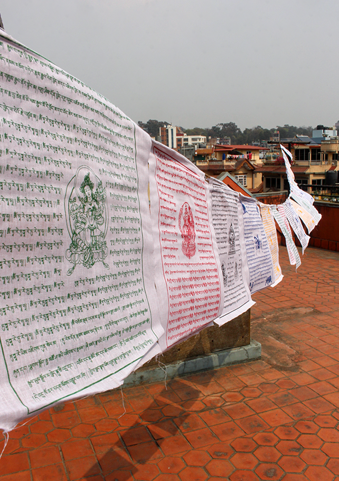 Biodegradable Pure Cotton Tibetan Prayer Flags- 8 Meter Long