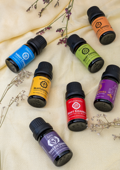 Seven Chakra Essential Oil Set 10 ML