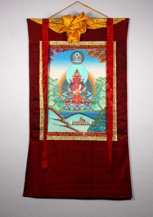 Aparmita Brocade Thangka Painting