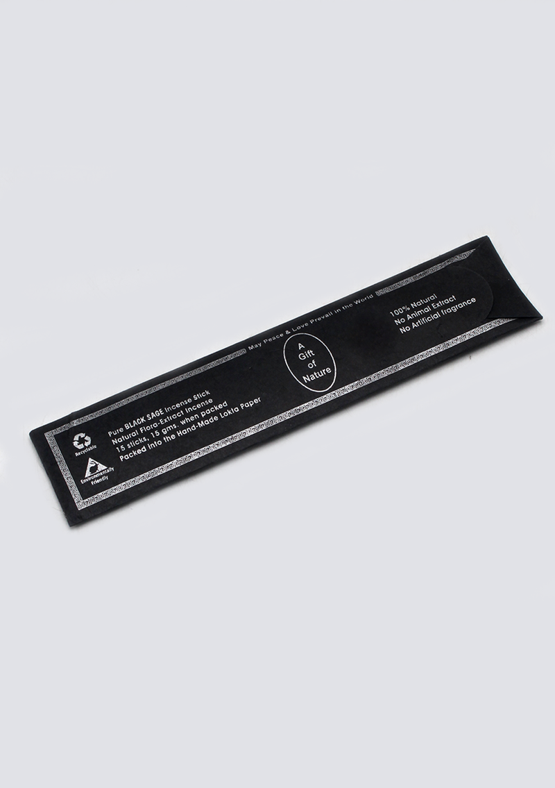 Black Sage Flora Incense Sticks Set of 10