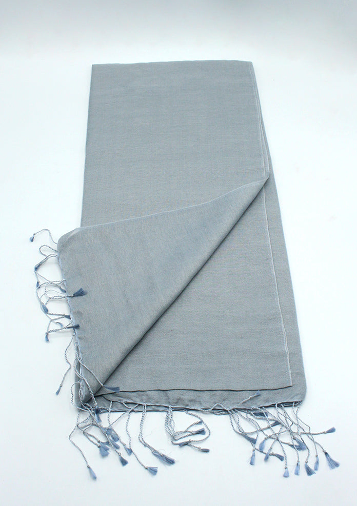 Grey Water Pashmina Shawl