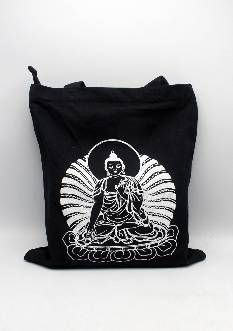 Cotton Buddha Printed Tote Bag
