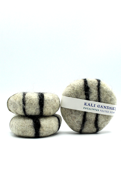 Kali Gandaki Eucalyptus Felted Herbal Soap