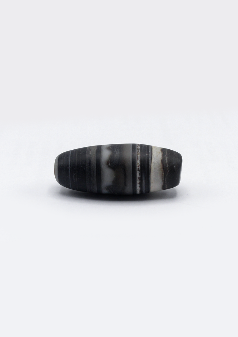 Striped Tibetan Dzi Bead