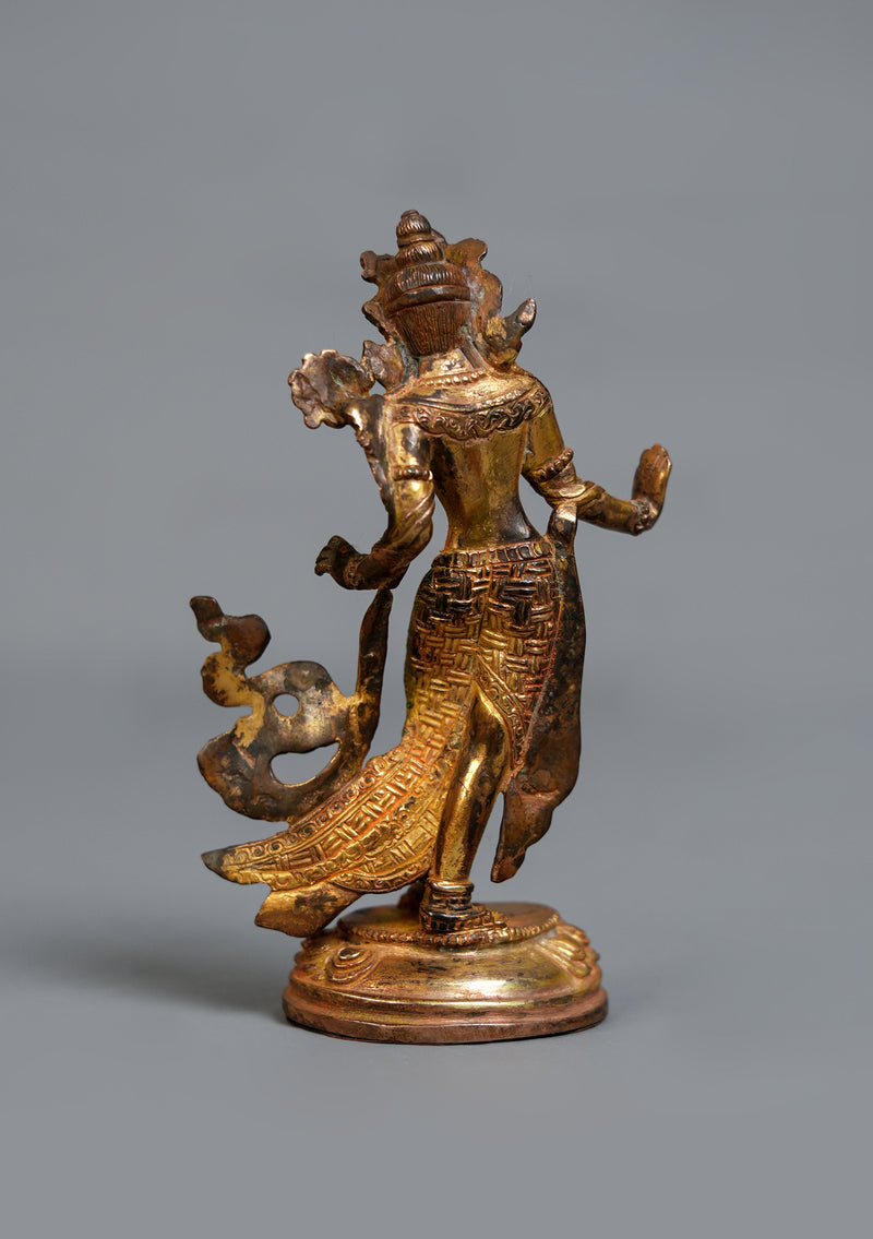 Antique Style Dancing Tara Statue