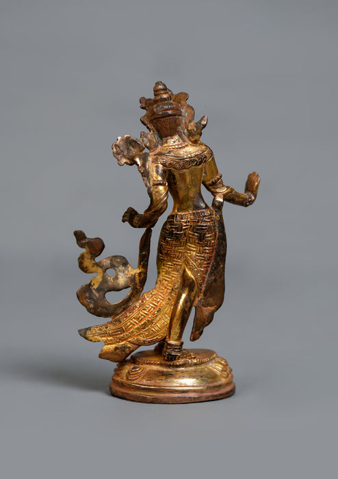 Antique Style Dancing Tara Statue