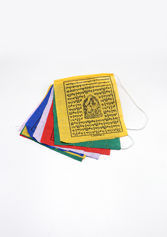 Tibetan Deities Prayer Flags Set of 5 rolls