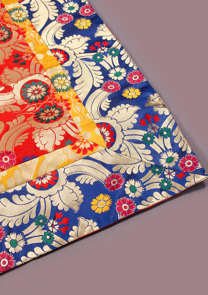 Tibetan Motif Buddhist Brocade Altar Cloth