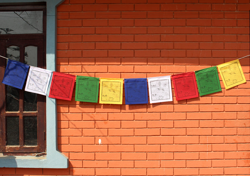 Wind horse Prayer Flags