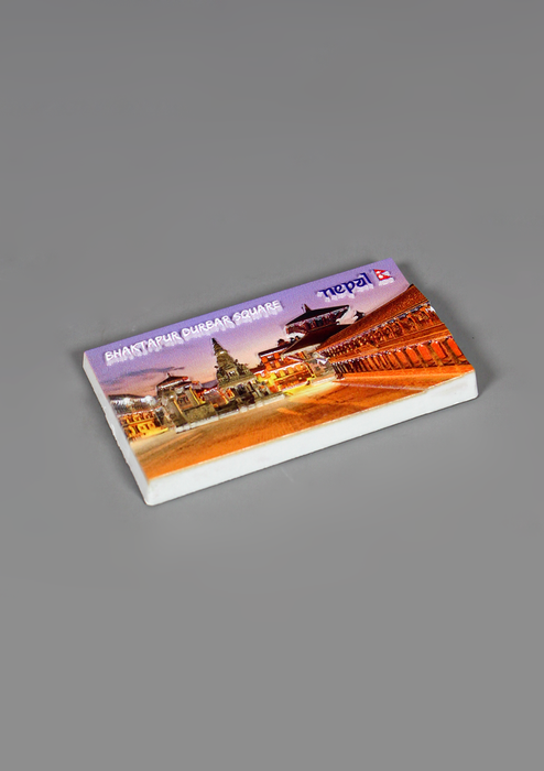 Bhaktapur Durbar Square Embossed Fridge Magnet
