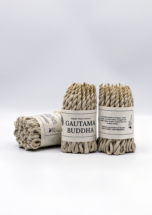 Handcrafted Artisanal Gautama Buddha Nepali Rope Incense