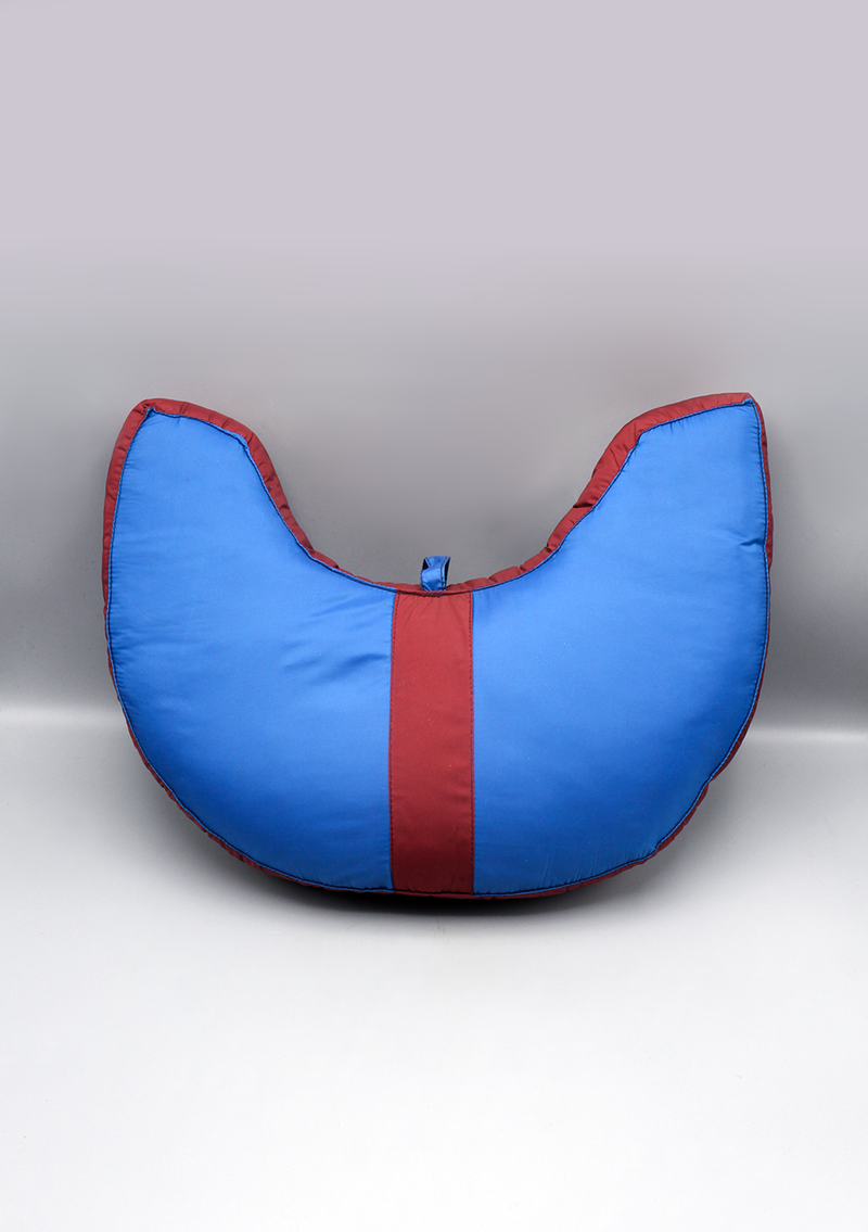 Blue Crescent Comfort Meditation Cushion