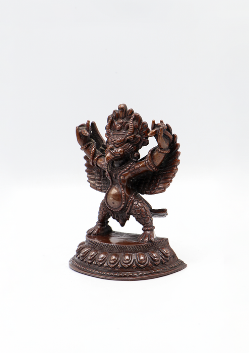 Copper Garuda Statue 5.5"H